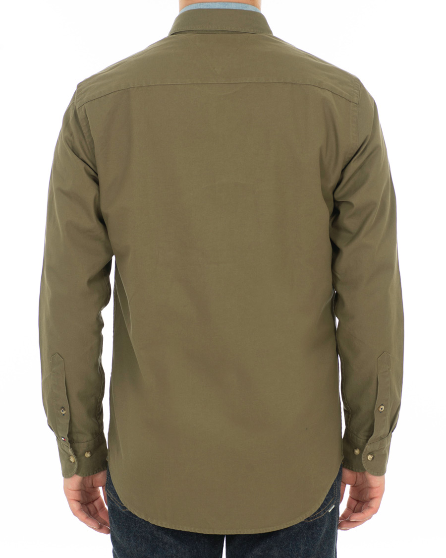 Mies | Kauluspaidat | Tommy Hilfiger | Military Twill Shirt Dusty Olive