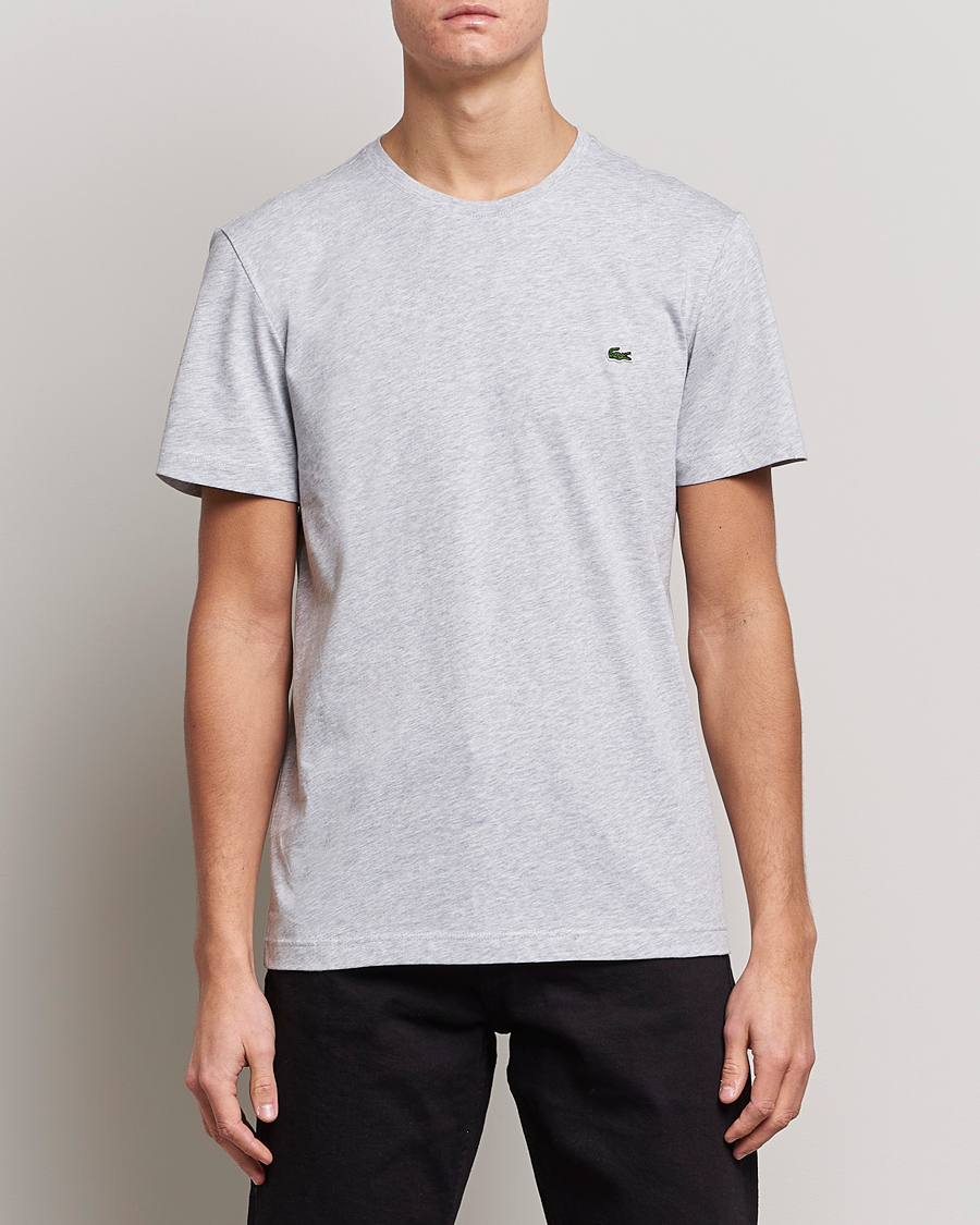 Mies | T-paidat | Lacoste | Crew Neck T-Shirt Silver Chine