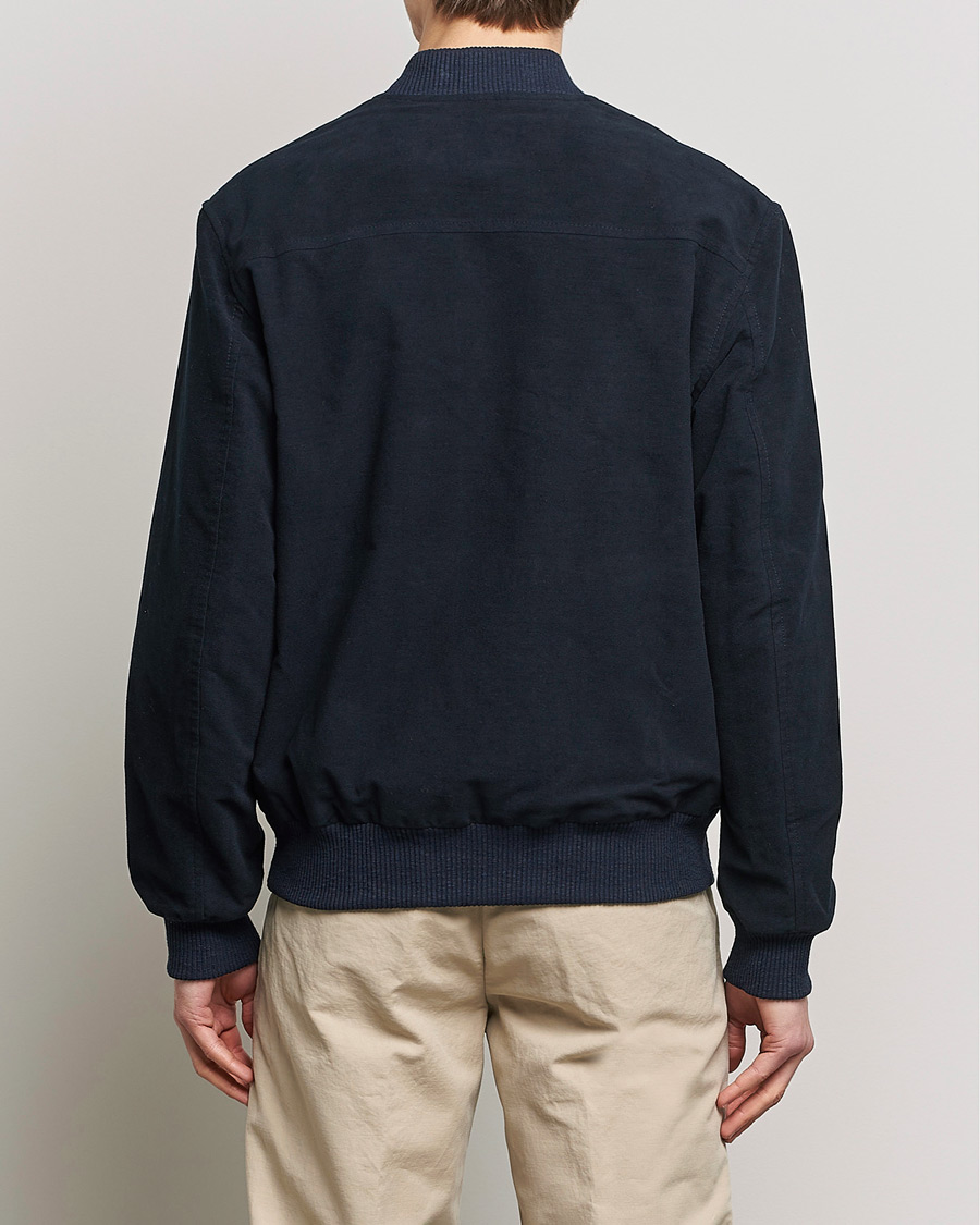 Mies | Takit | Private White V.C. | Moleskin Bomber Jacket Midnight