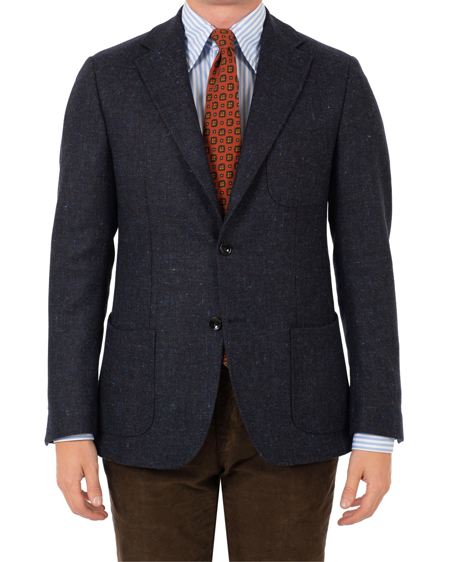 Mies |  | Morris Heritage | Mike Twofaced Donegal Blazer Navy