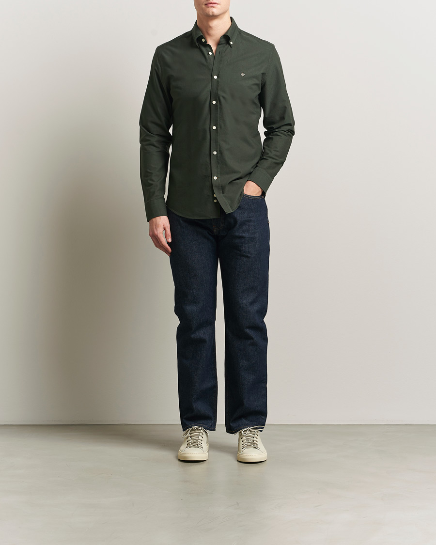 Mies | Kauluspaidat | Morris | Douglas Oxford Shirt Olive