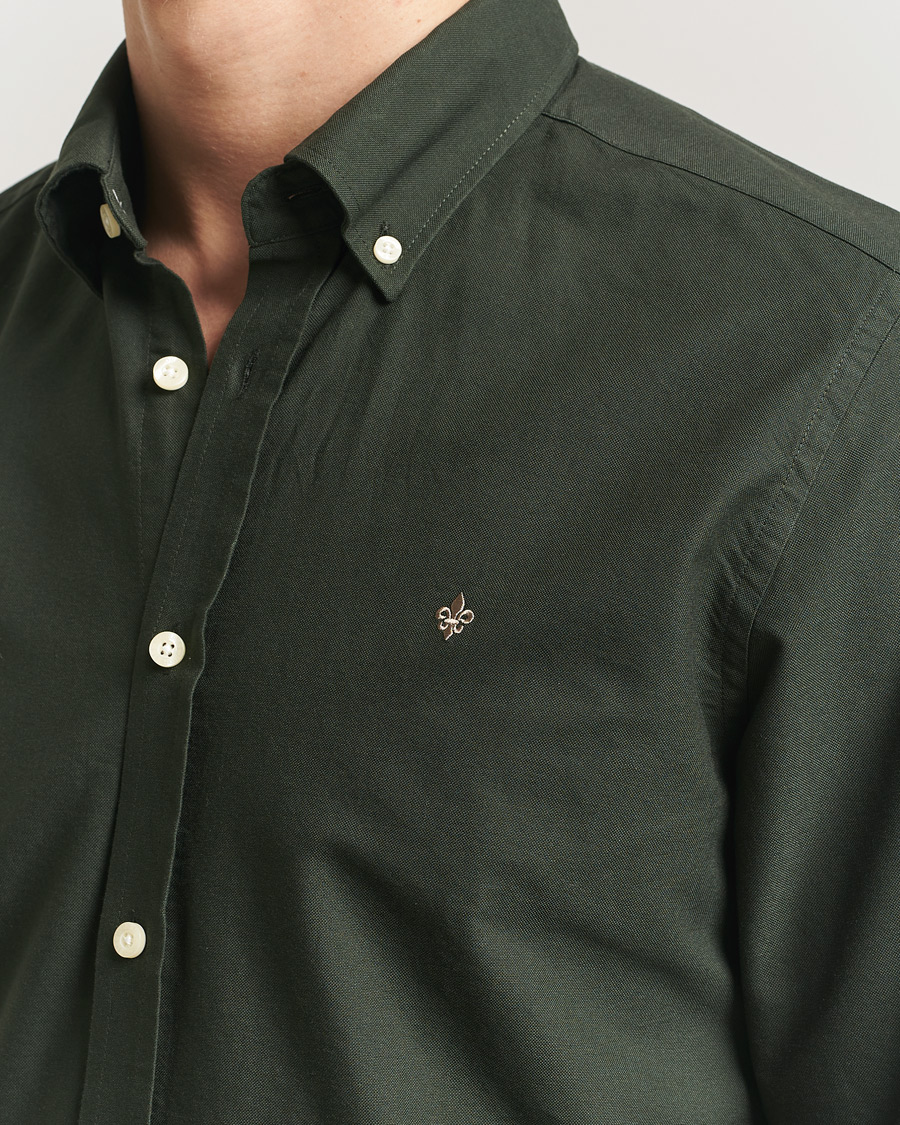 Mies | Kauluspaidat | Morris | Douglas Oxford Shirt Olive