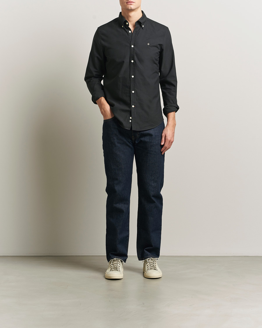 Mies | Kauluspaidat | Morris | Douglas Oxford Shirt Black