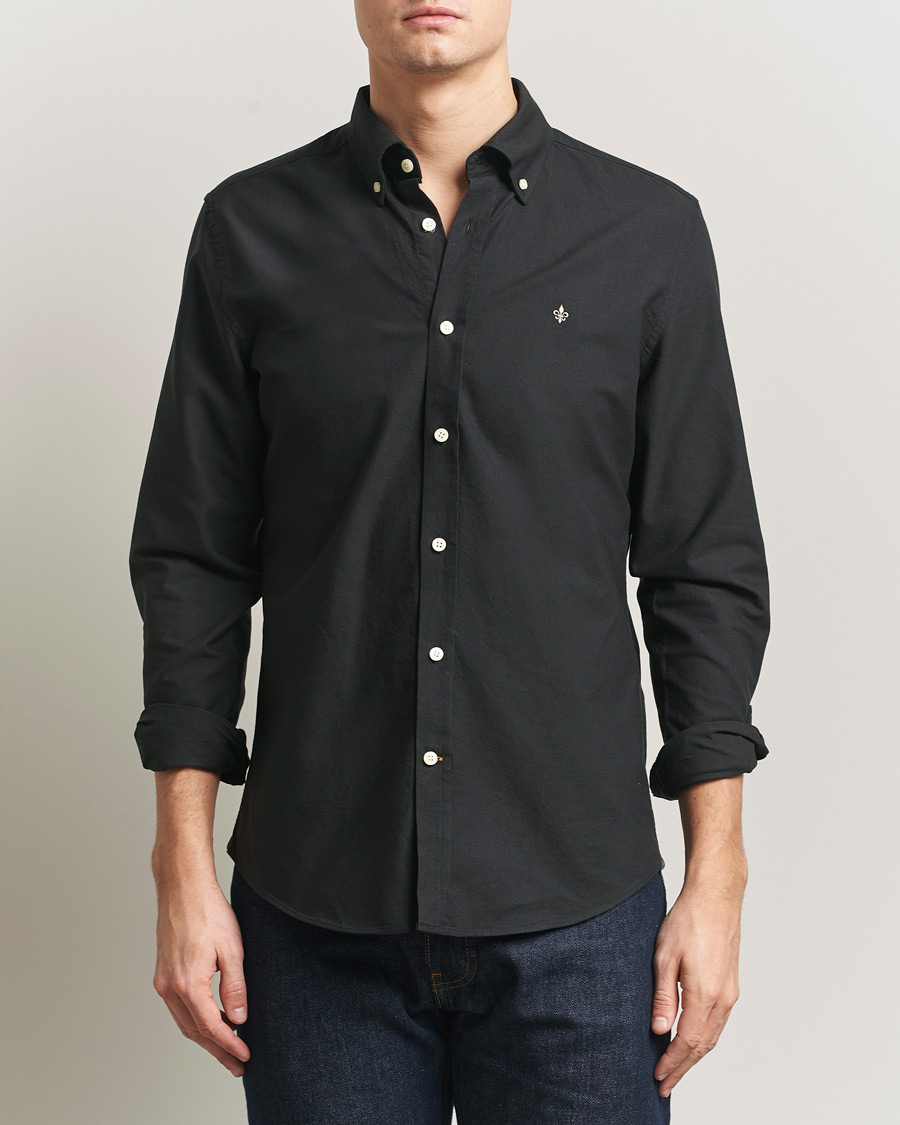 Mies | Kauluspaidat | Morris | Douglas Oxford Shirt Black
