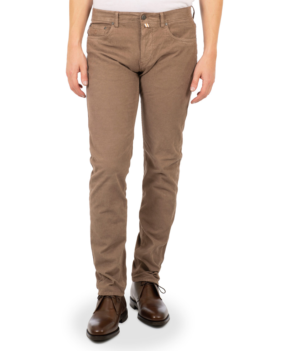 Mies | Housut | Morris | James Corduroy Jeans Brown