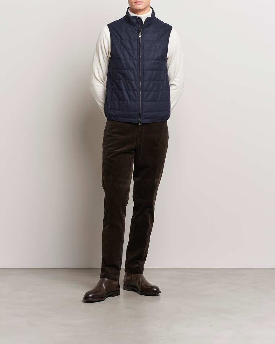 Mies | Housut | Oscar Jacobson | Denz Corduroy Trousers Dark Brown