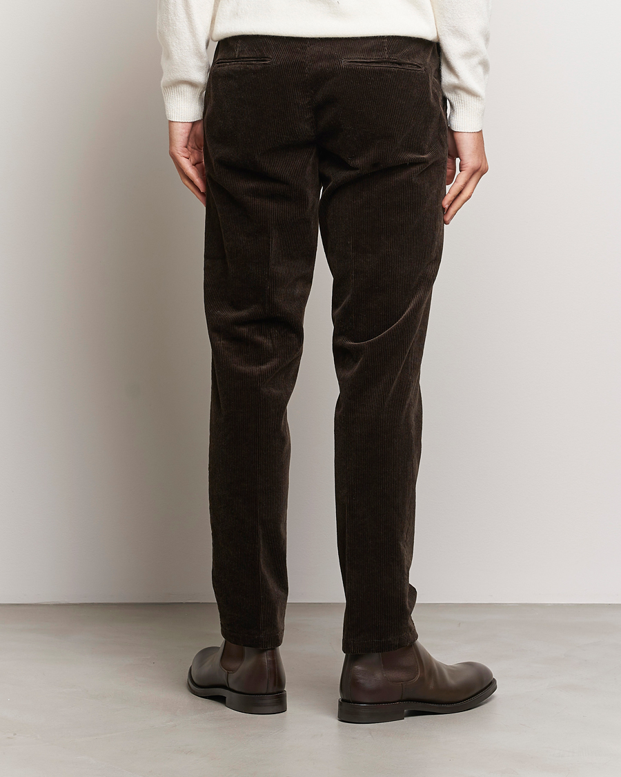 Mies | Housut | Oscar Jacobson | Denz Corduroy Trousers Dark Brown