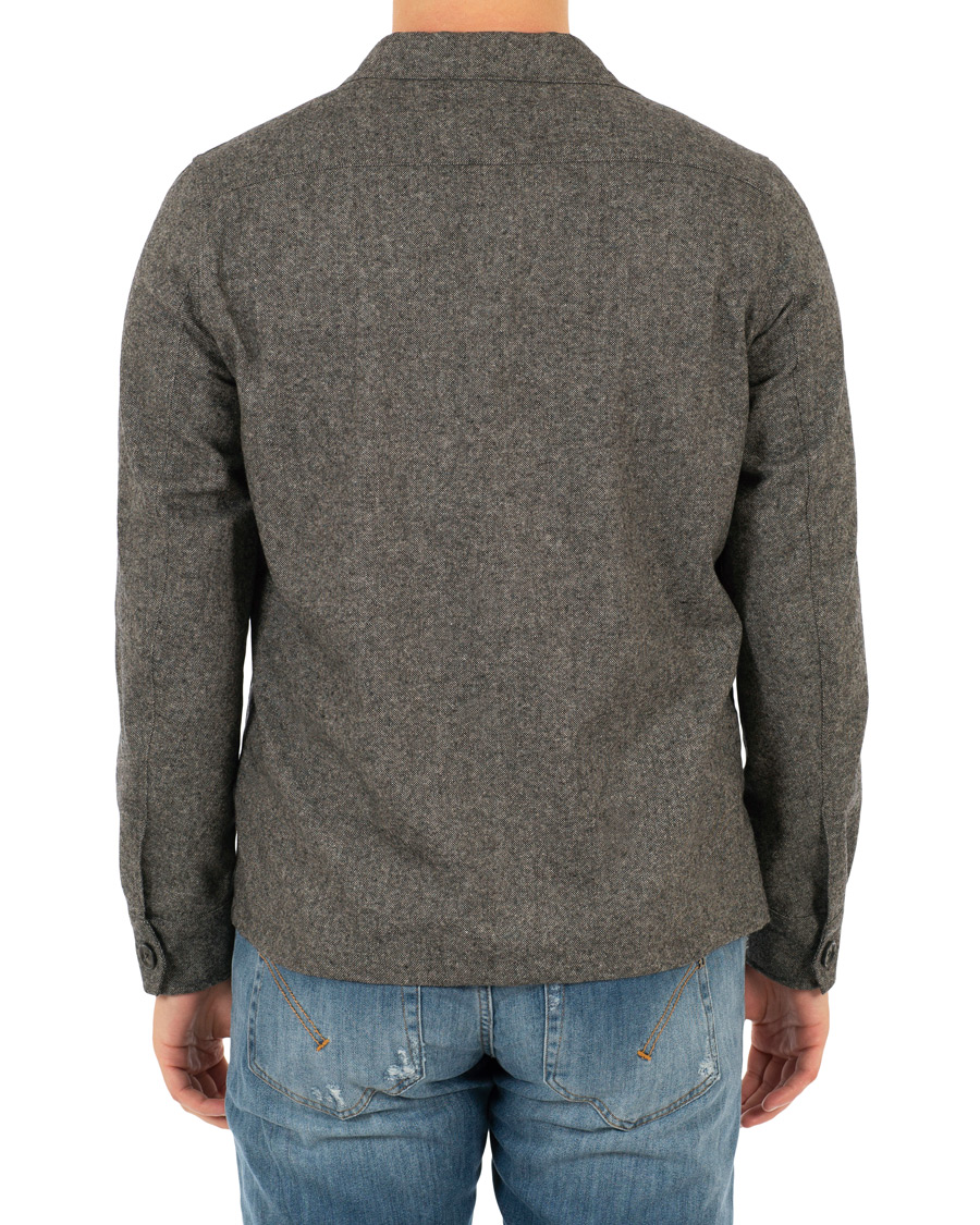 Mies | Takit | Oscar Jacobson | Helge Shirt Jacket Salt & Pepper