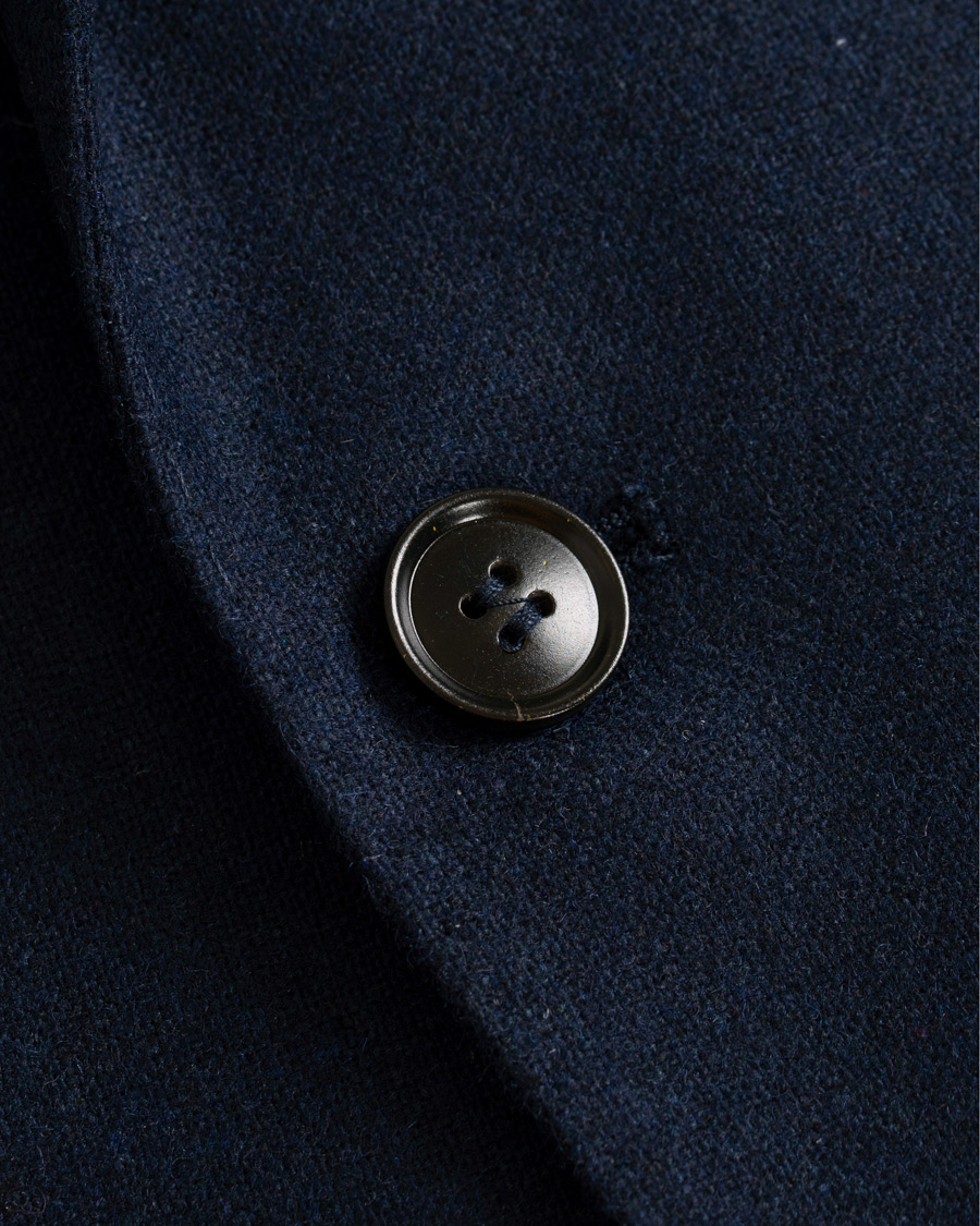 Mies | Pikkutakit | Tiger of Sweden | Jamot Flannel Patch Pocket Blazer Navy