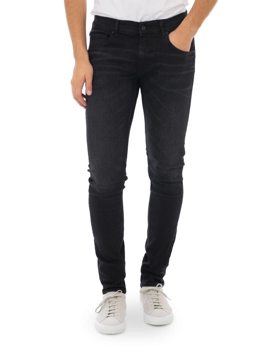 Mies | Farkut | Tiger of Sweden Jeans | Slim Gray Stretch Jeans Washed Black