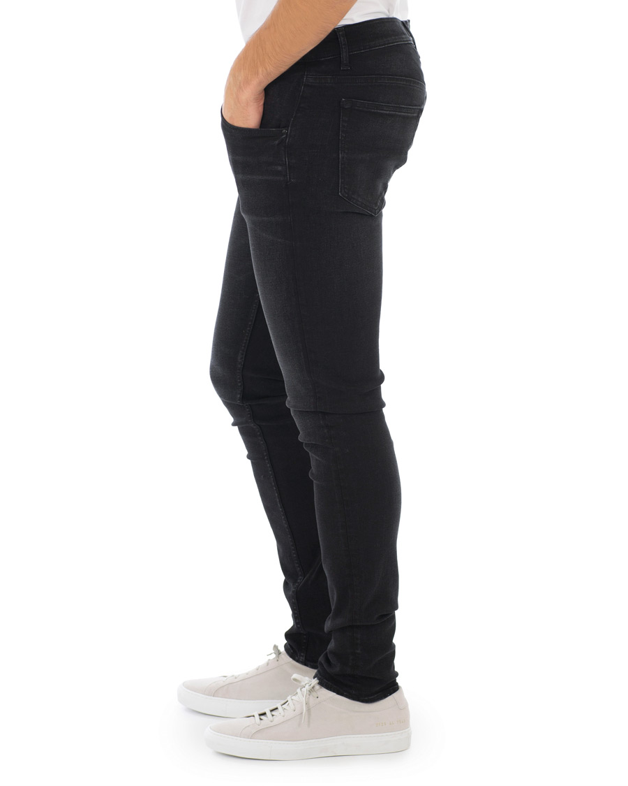 Mies | Farkut | Tiger of Sweden Jeans | Slim Gray Stretch Jeans Washed Black