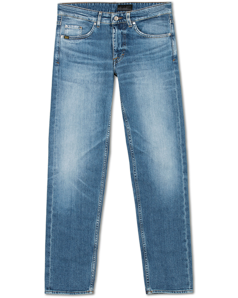 Mies | Farkut | Tiger of Sweden Jeans | Straight Lone Stretch Jeans Mid Blue