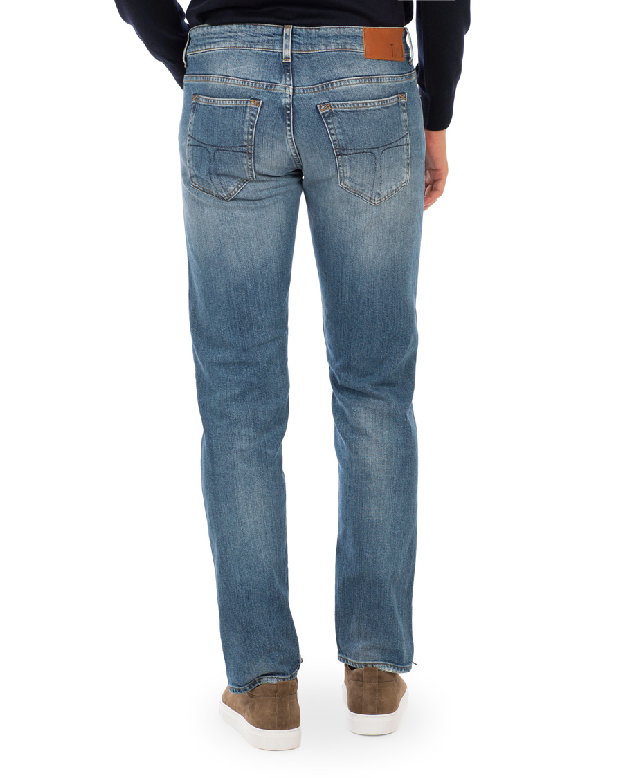 Mies | Farkut | Tiger of Sweden Jeans | Straight Lone Stretch Jeans Mid Blue