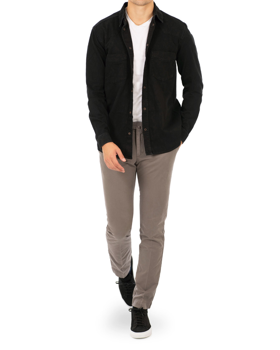 Mies | Kauluspaidat | Tiger of Sweden Jeans | Pure I Jeans Shirt Black