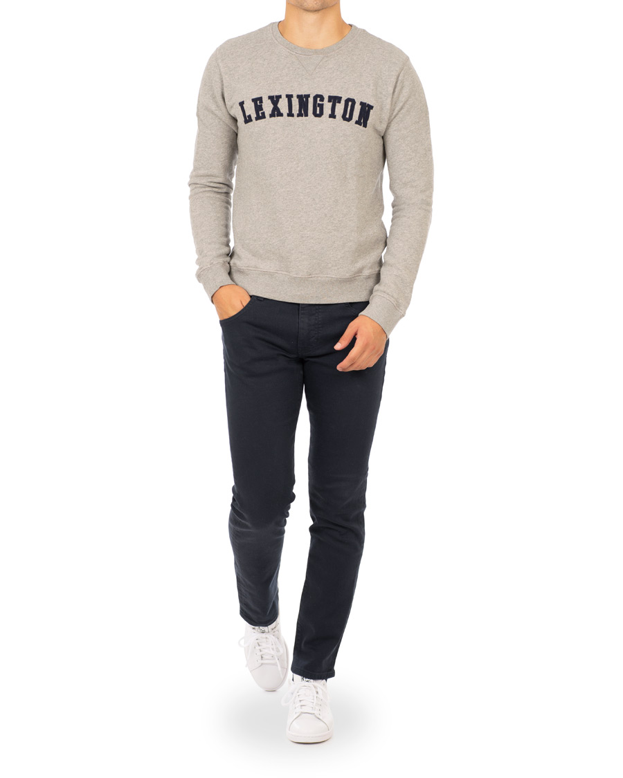 Mies | Puserot | Lexington | Lucas Sweatshirt Heather Grey Melange
