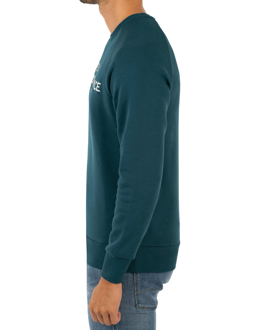 Mies | Puserot | Peak Performance | Logo Crew Neck Sweatshirt Teal Extreme
