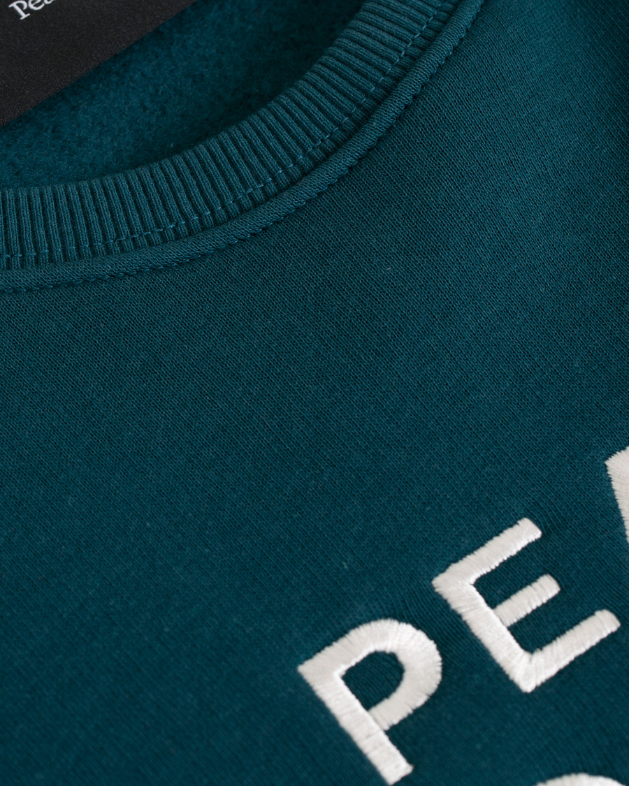 Mies | Puserot | Peak Performance | Logo Crew Neck Sweatshirt Teal Extreme