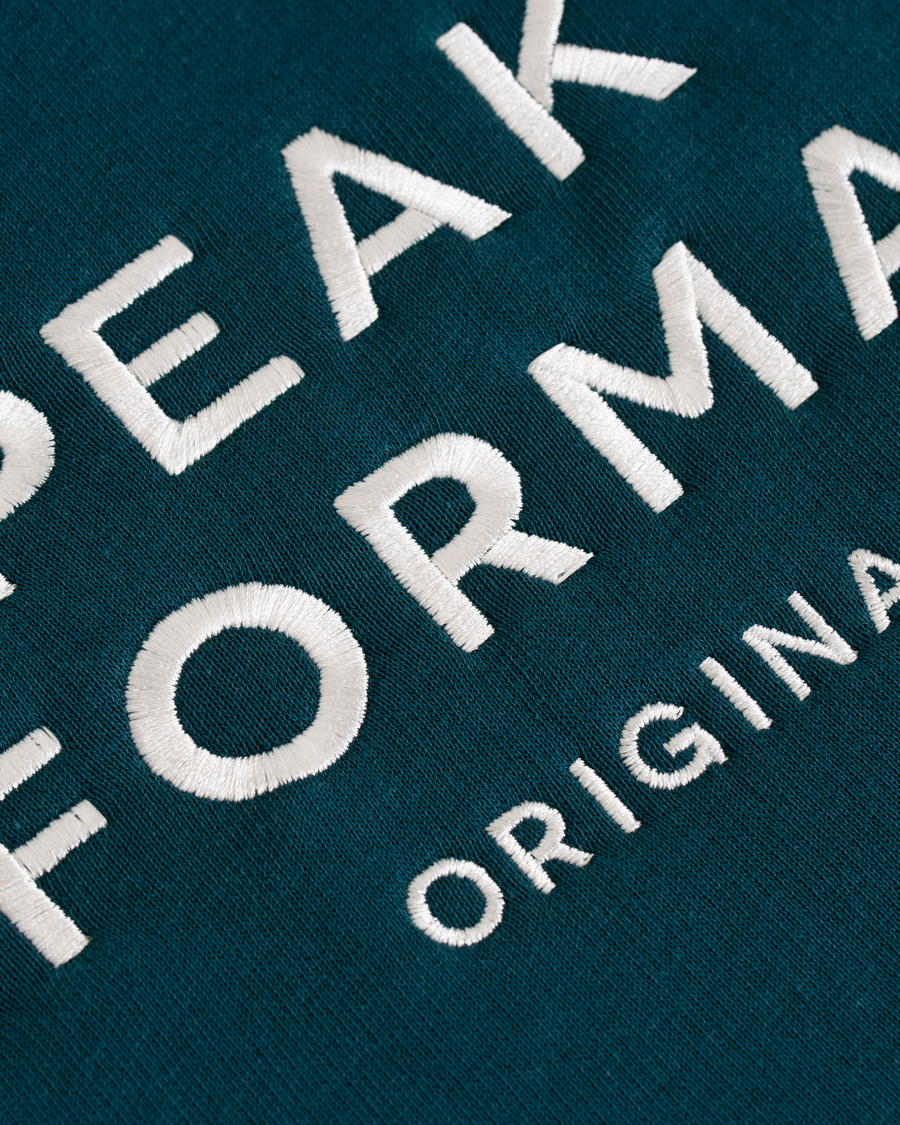 Mies | Puserot | Peak Performance | Logo Crew Neck Sweatshirt Teal Extreme