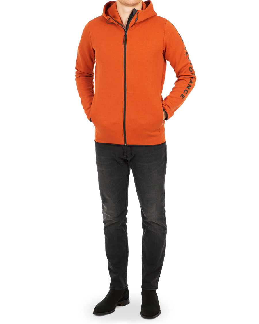 Mies | Puserot | Peak Performance | Tech Full Zip Hoodie Desert Clay