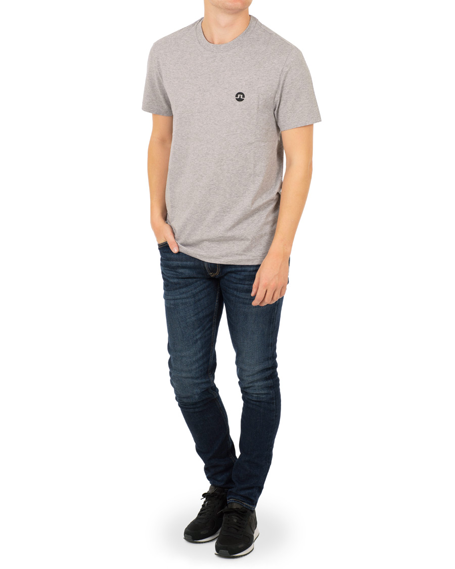 Mies | T-paidat | J.Lindeberg | Bridge Crew Neck Tee Grey