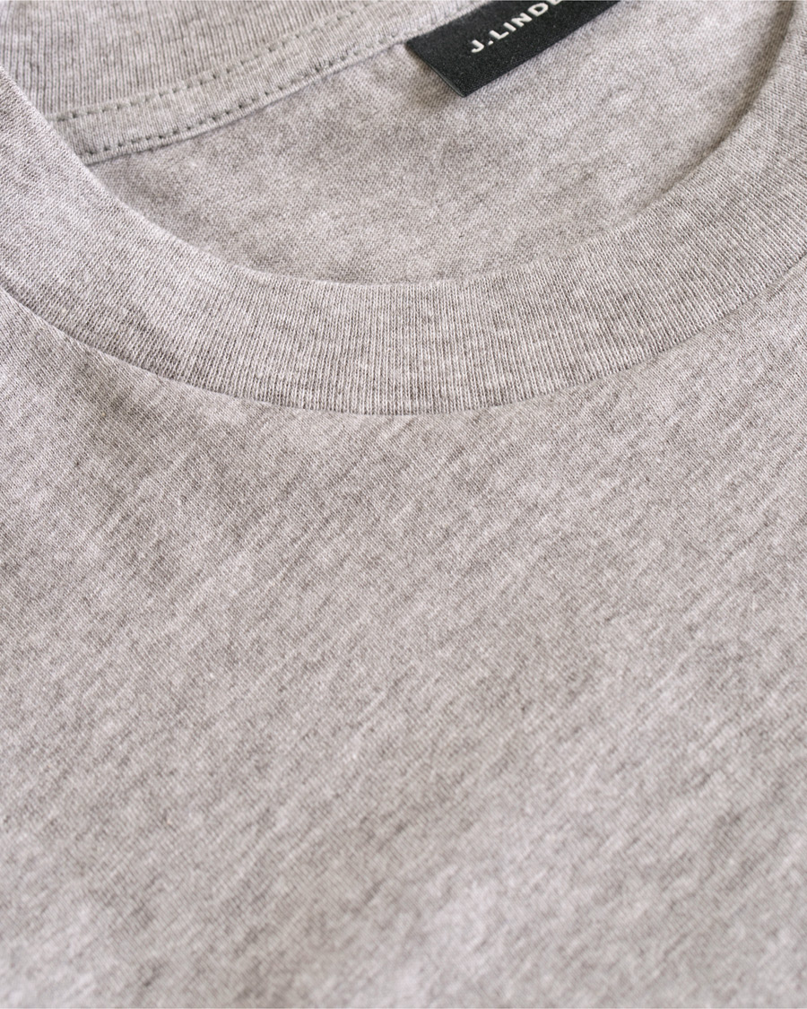 Mies | T-paidat | J.Lindeberg | Bridge Crew Neck Tee Grey