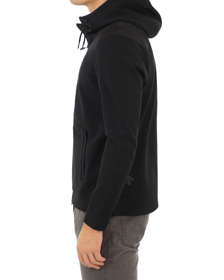 Mies | Puserot | Descente Allterrain | Crescent Fusionknit Hoodie Jacket Black