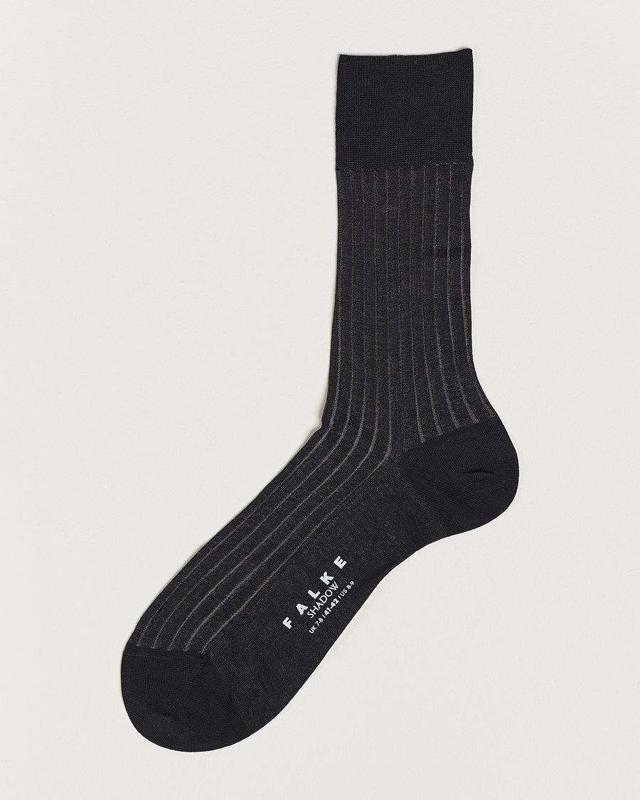 Mies | Alusvaatteet | Falke | Shadow Stripe Sock Grey/White