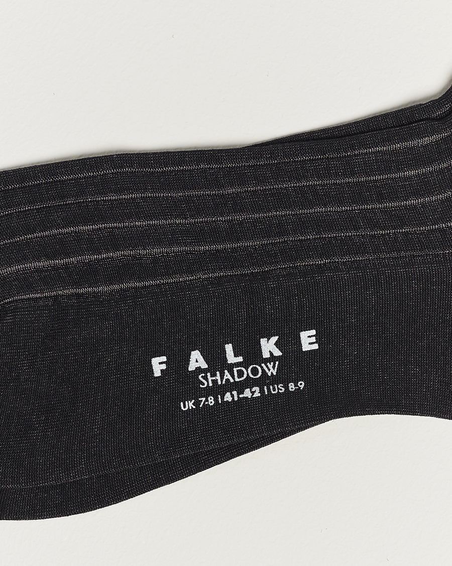 Mies | Alusvaatteet | Falke | Shadow Stripe Sock Grey/White