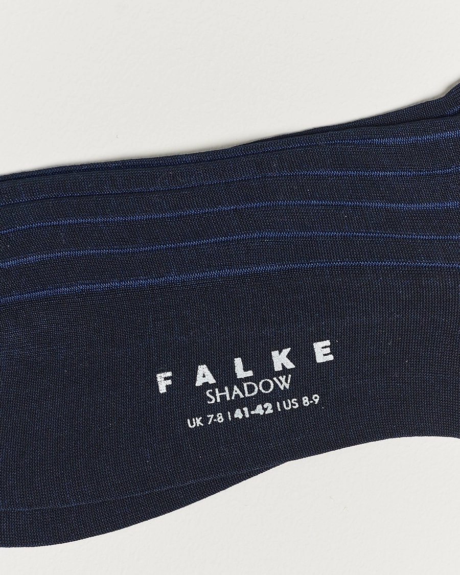 Mies |  | Falke | Shadow Stripe Sock Navy