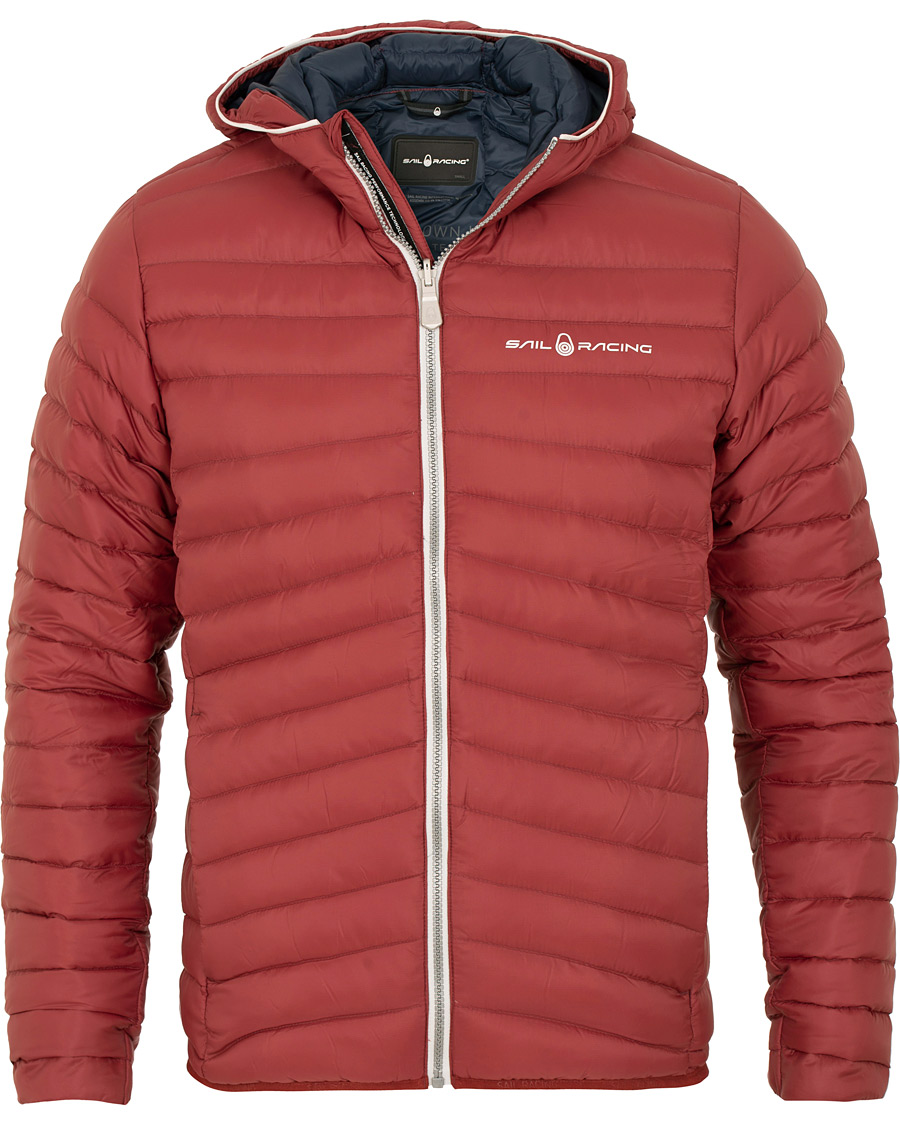 Mies | Takit | Sail Racing | Link Down Hooded Jacket Burgundy Red