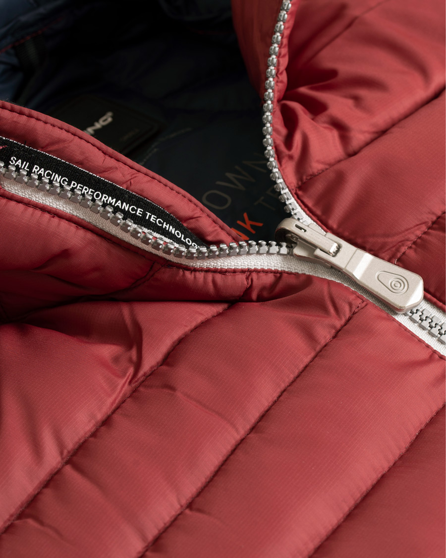 Mies | Takit | Sail Racing | Link Down Hooded Jacket Burgundy Red