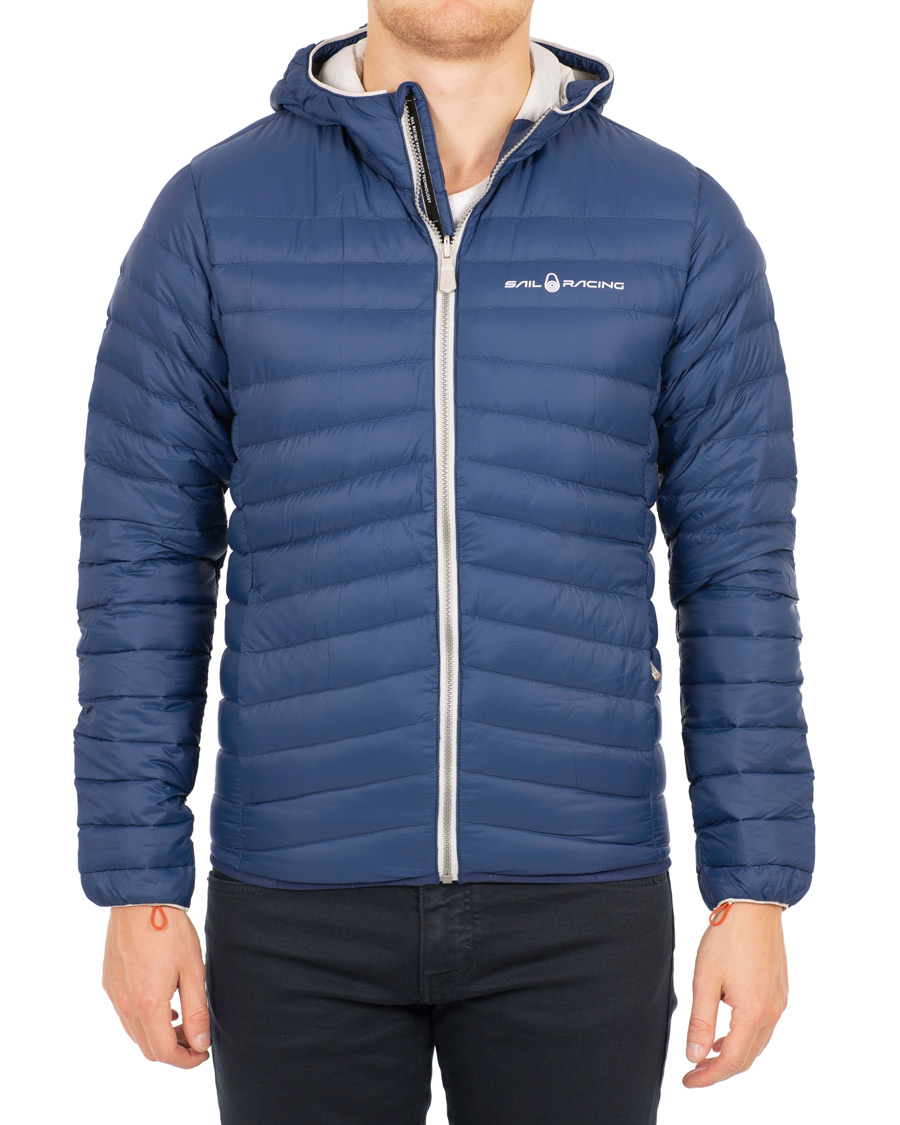Mies | Takit | Sail Racing | Link Down Hooded Jacket Storm Blue