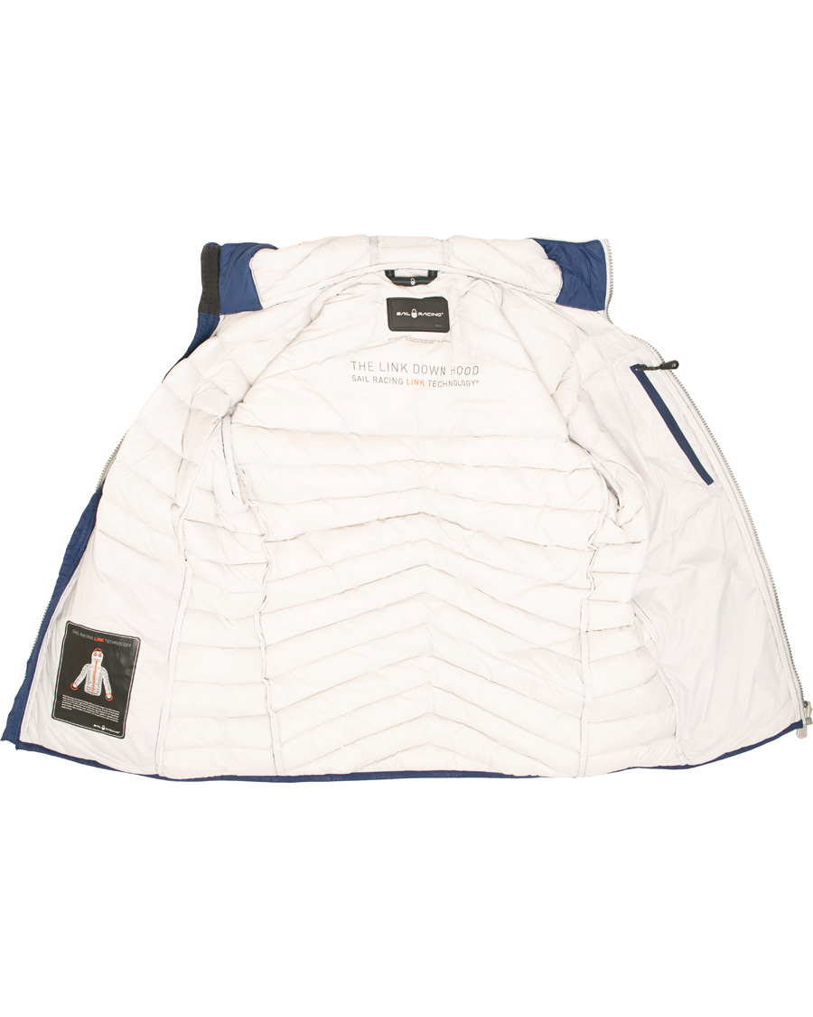 Mies | Takit | Sail Racing | Link Down Hooded Jacket Storm Blue