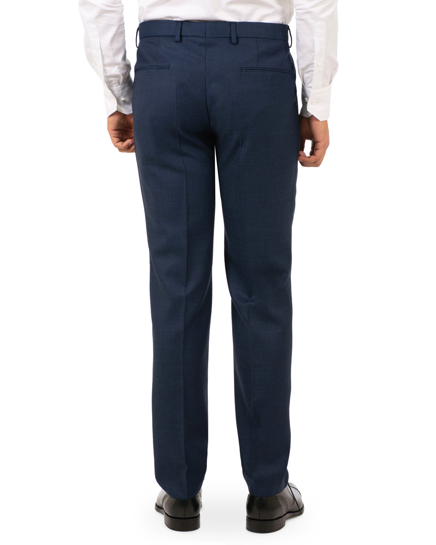 Mies | Puvut | BOSS BLACK | BOSS Helward/Gelvin Peak Lapel Wool Suit Navy