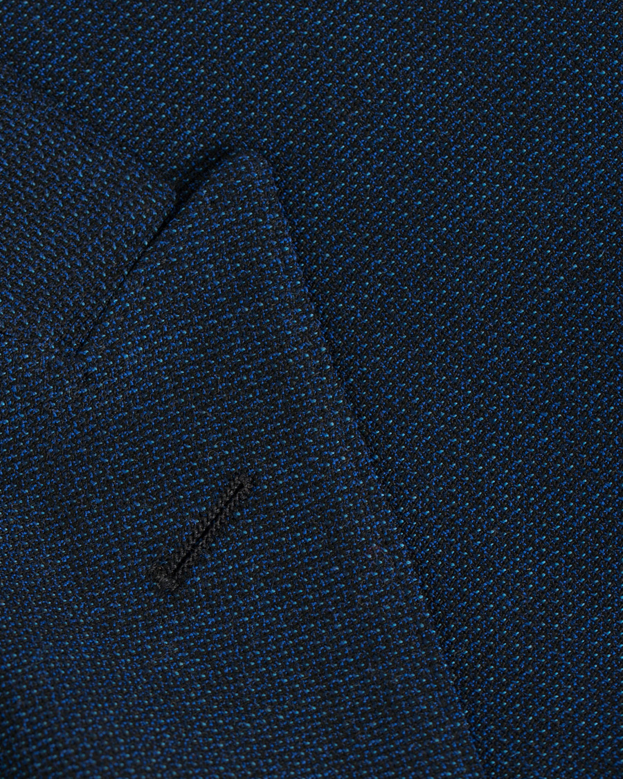 Mies | Puvut | BOSS BLACK | BOSS Helward/Gelvin Peak Lapel Wool Suit Navy
