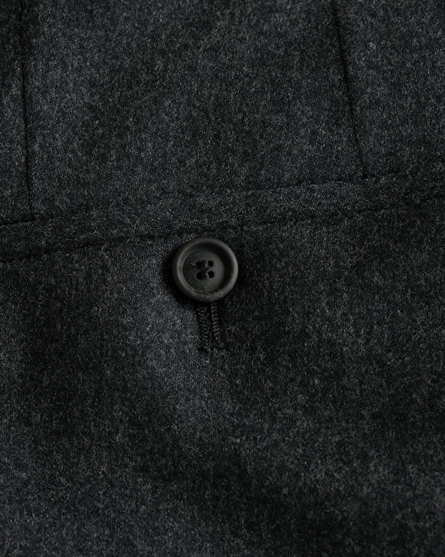 Mies | Housut | BOSS BLACK | BOSS Gains Washable Stretch Flannel Trousers Open Grey