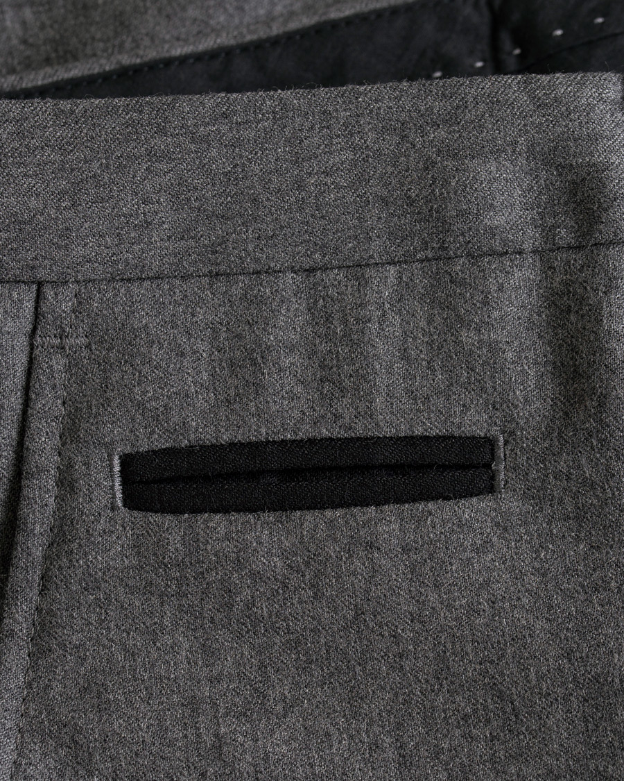 Mies | Housut | BOSS BLACK | BOSS Wilhelm Wool Trousers Open Grey