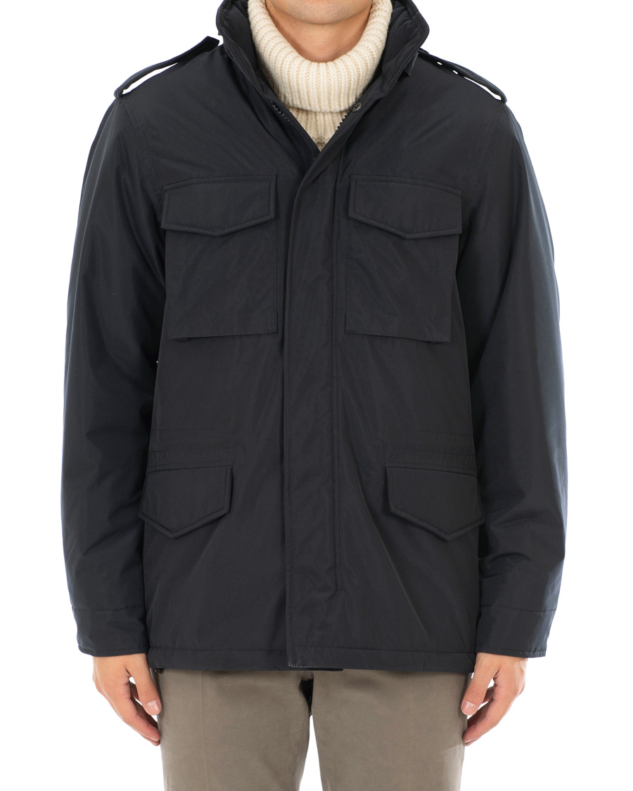 Mies | Takit | Aspesi | New Field Jacket Nylon Navy