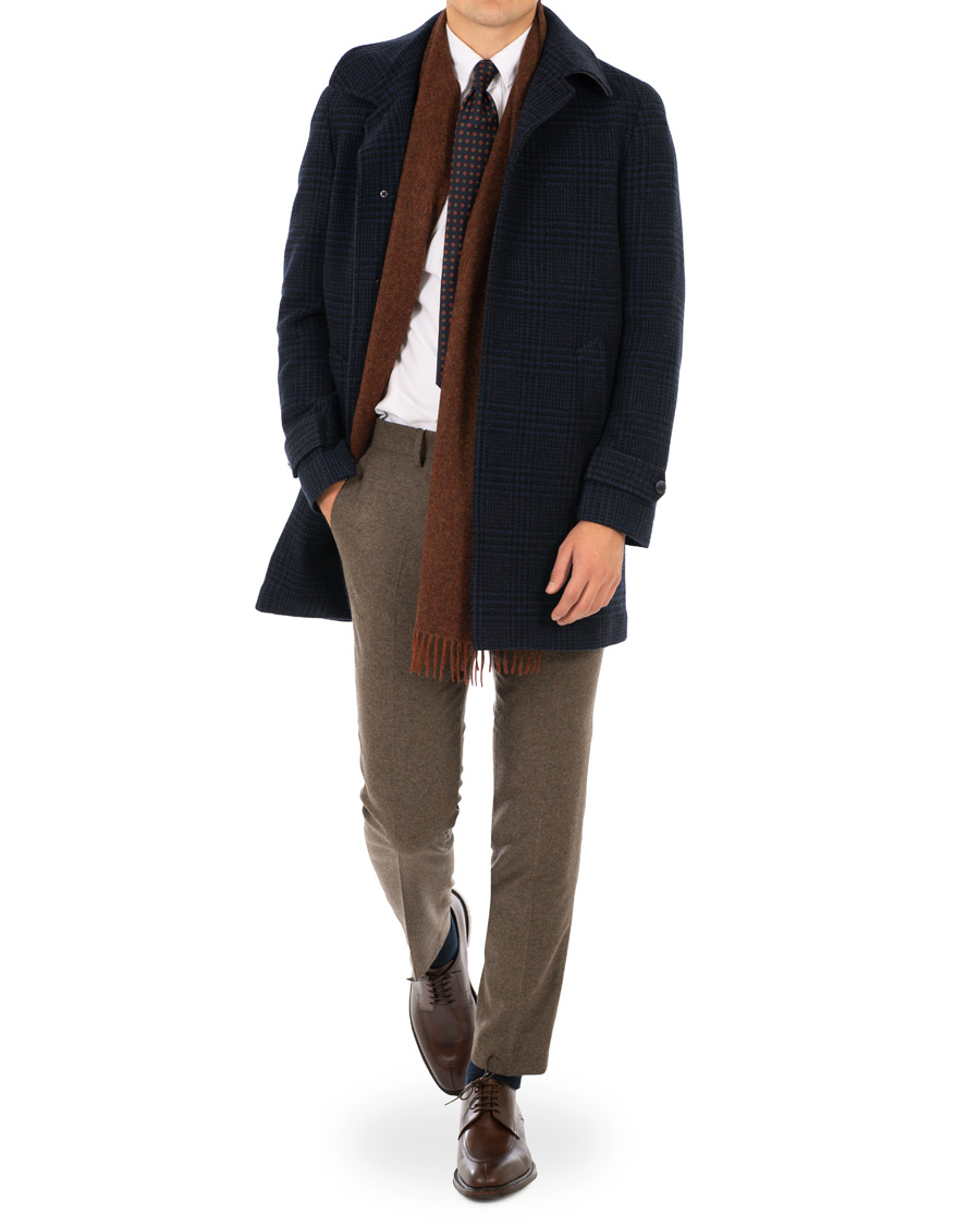 Mies | Takit | Hackett | Glencheck Carcoat Blue