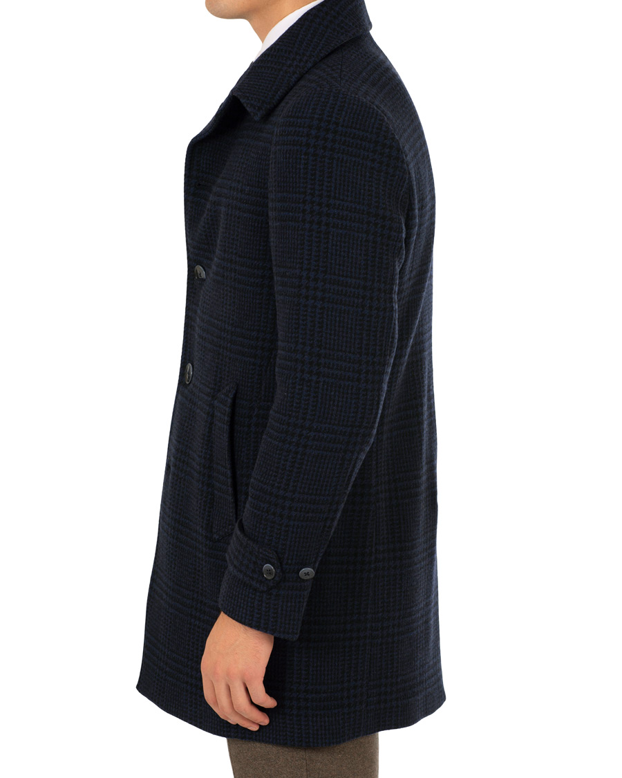 Mies | Takit | Hackett | Glencheck Carcoat Blue