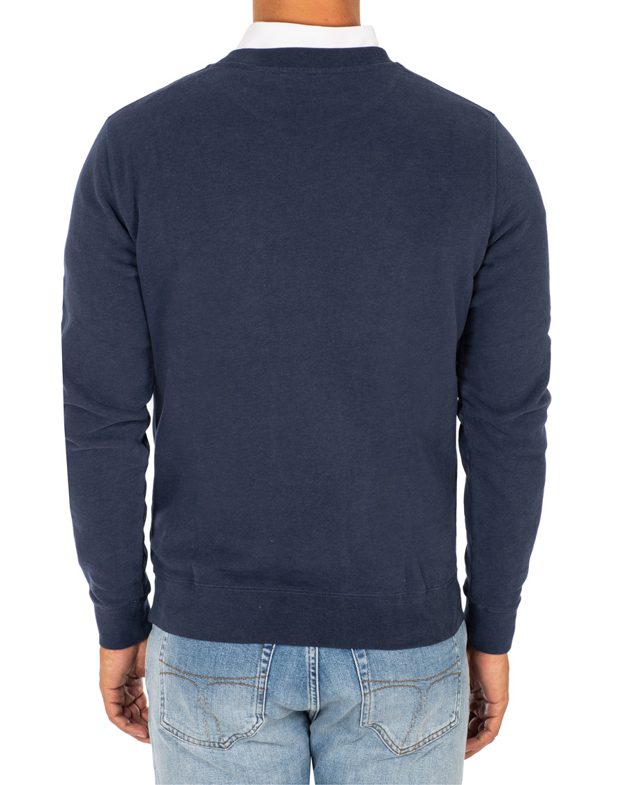 Mies | Puserot | Sunspel | Loopback Sweatshirt Navy Melange