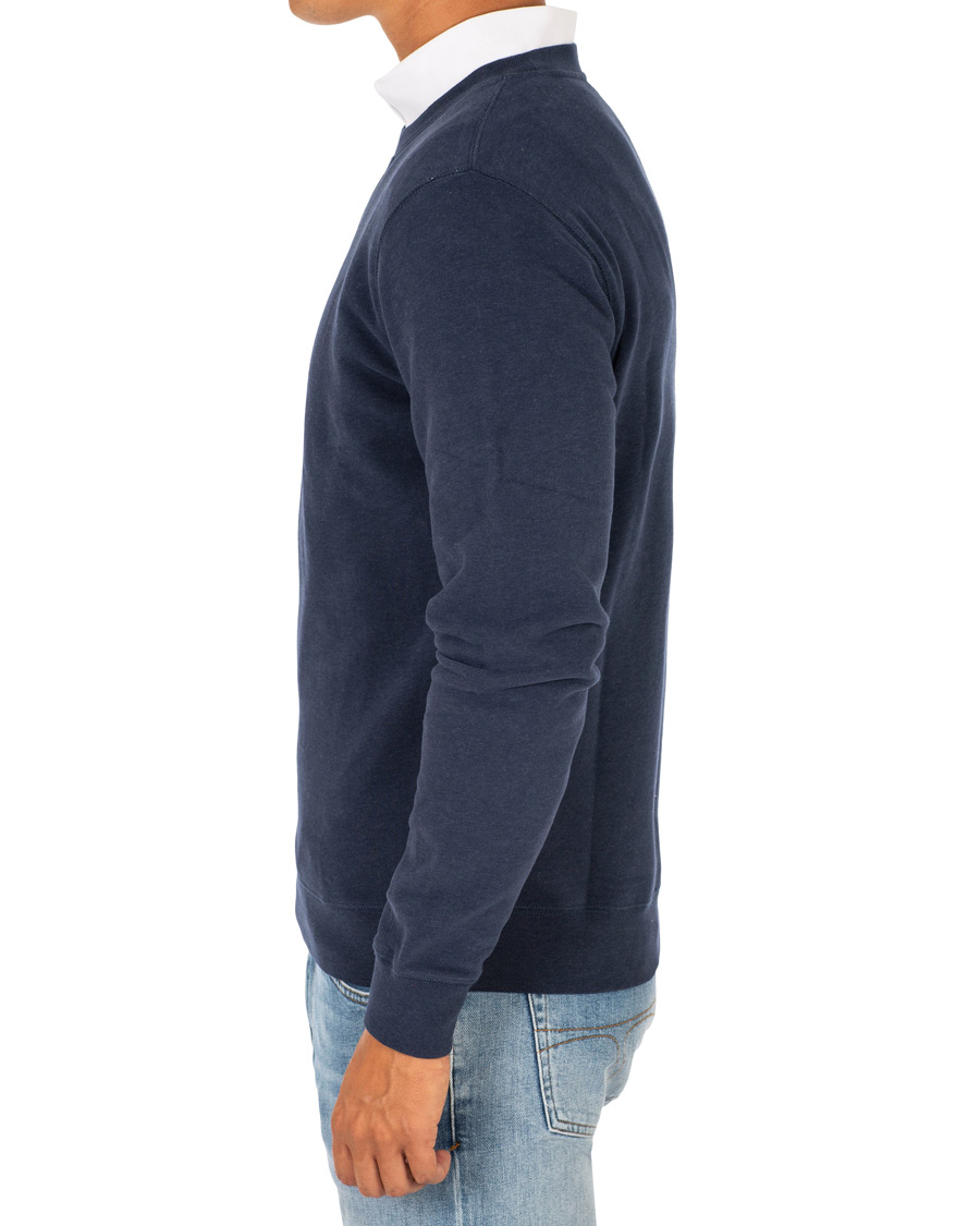 Mies | Puserot | Sunspel | Loopback Sweatshirt Navy Melange