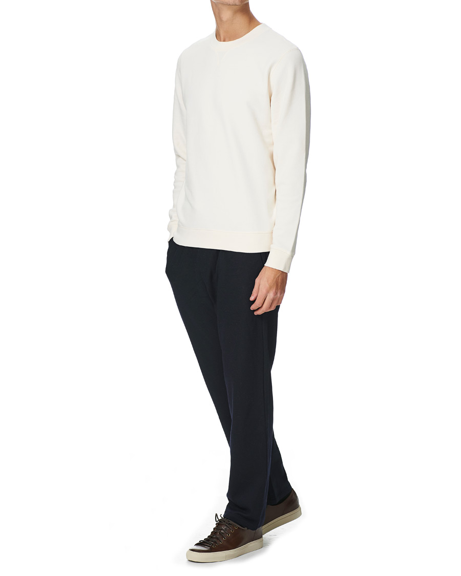 Mies | Puserot | Sunspel | Loopback Sweatshirt Archive White