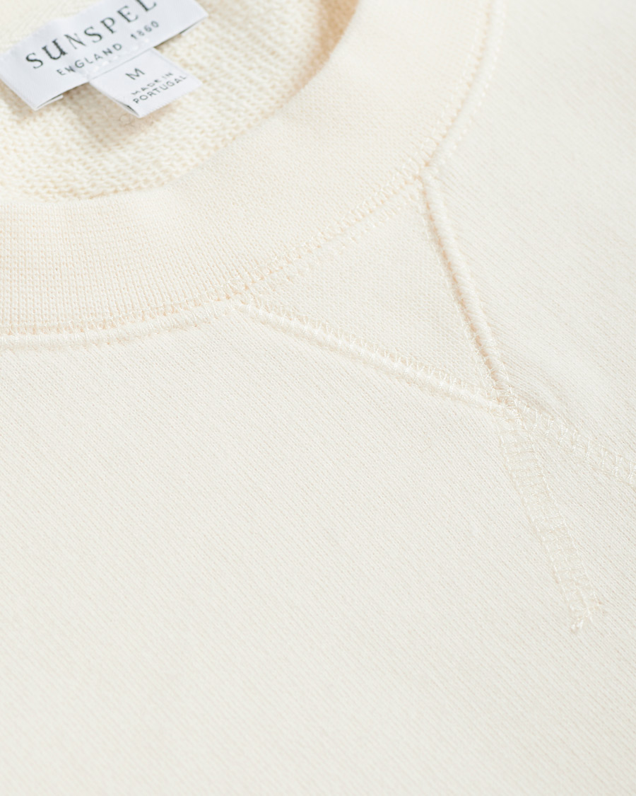 Mies | Puserot | Sunspel | Loopback Sweatshirt Archive White