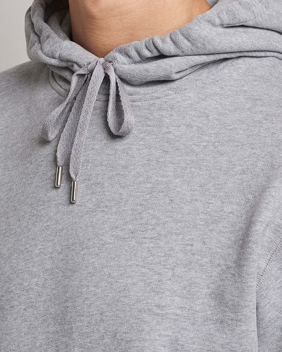 Mies | Puserot | Sunspel | Loopback Hoodie Grey Melange
