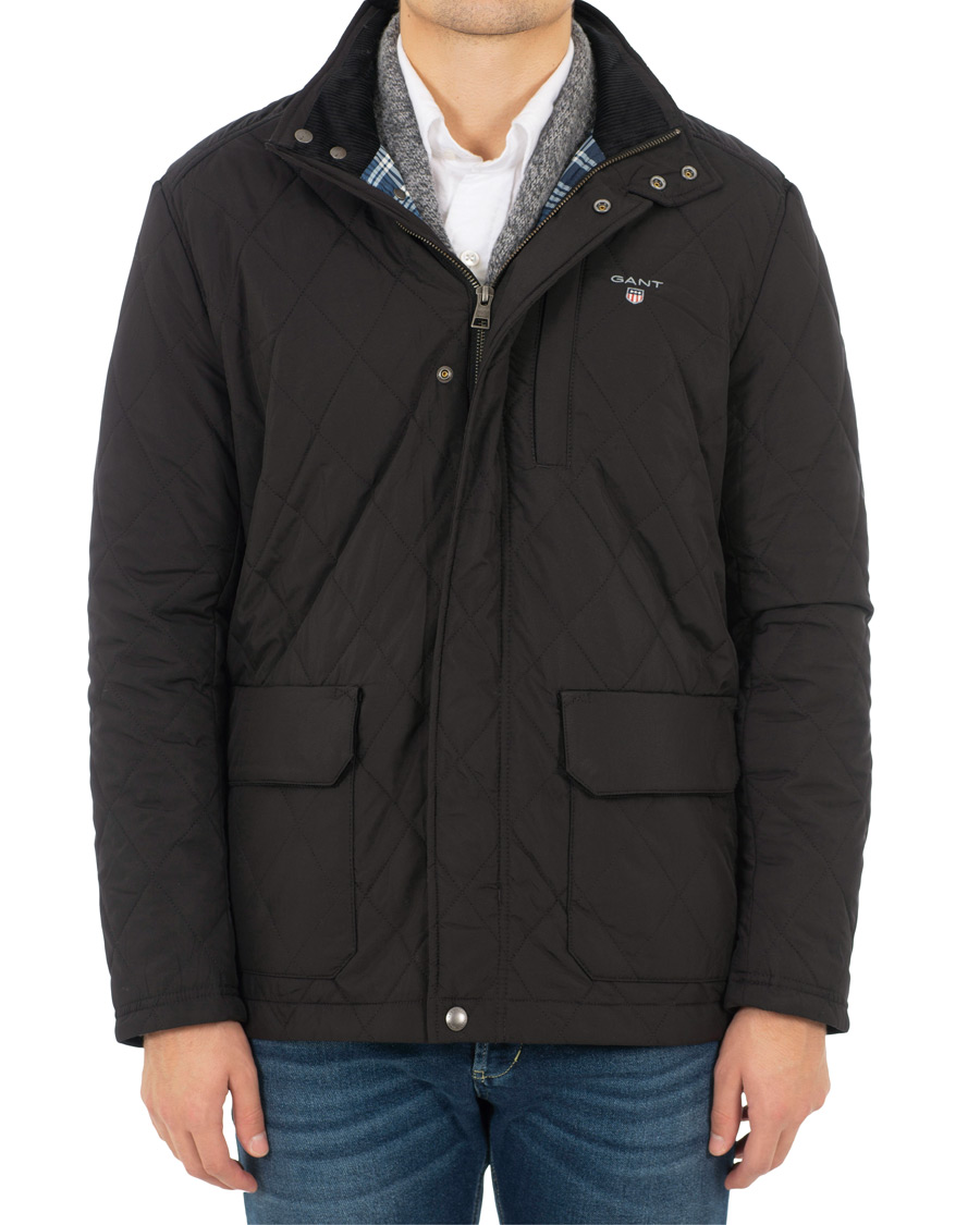 Mies | Takit | GANT | The Quilted City Jacket Black