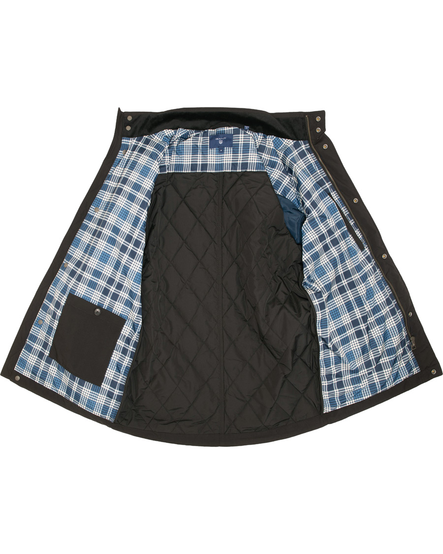 Mies | Takit | GANT | The Quilted City Jacket Black