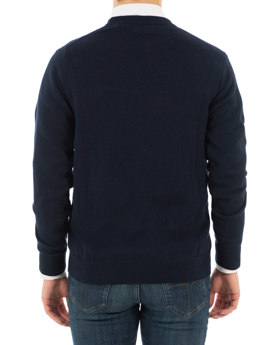 Mies | Puserot | GANT | Logo Crew Neck Marine