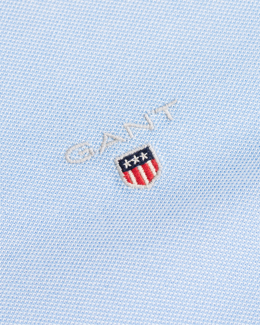 Mies | Kauluspaidat | GANT | Slim Fit Tech Prep Pique Shirt Capri Blue