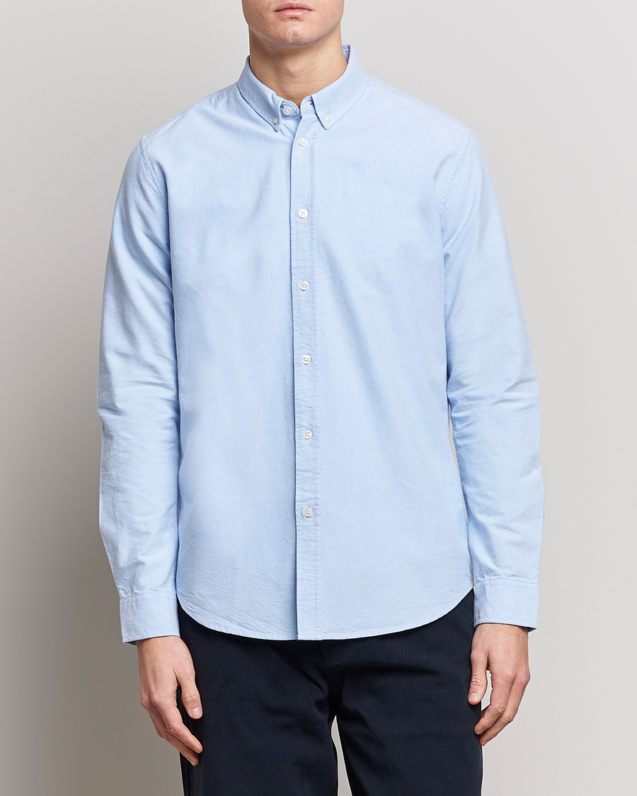Mies |  | Samsøe & Samsøe | Liam Button Down Shirt Light Blue